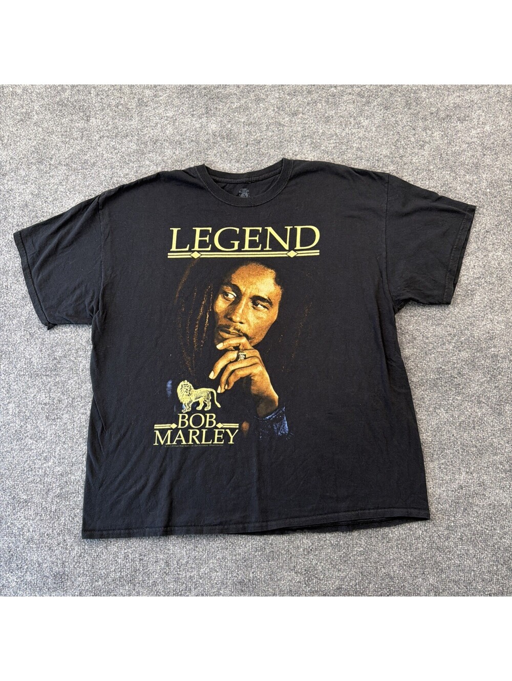 Zion Rootswear Bob Marley Legend Graphic T-shirt Women Medium Black